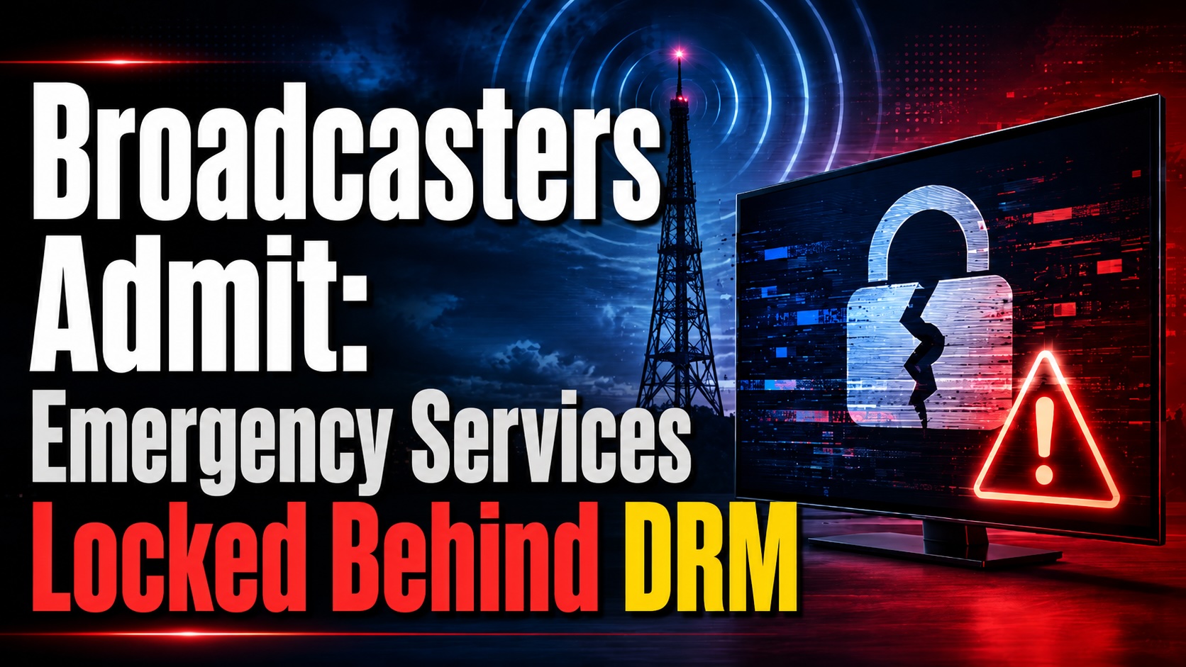 ATSC 3.0 encryption filings reveal potential failure of emergency alerts